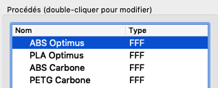 procédés simplify3d